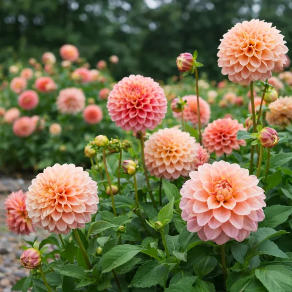 Dahlia plant