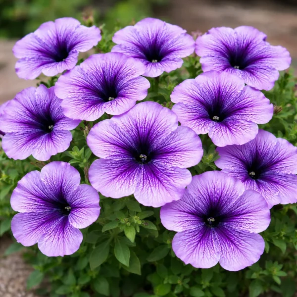 Petunia (Petunia × atkinsiana) plant