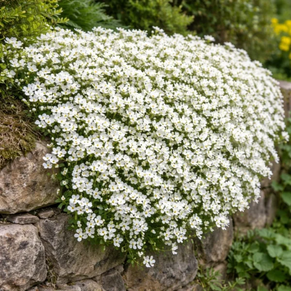Wall Rock Cress (Arabis caucasica) plant