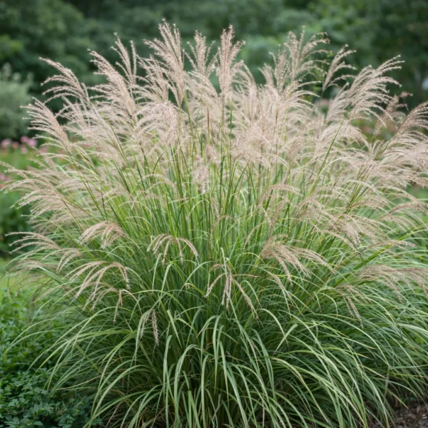 Chinese Silver Grass (Miscanthus sinensis) plant