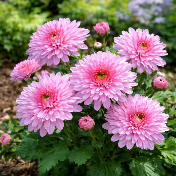 Chrysanthemum (Chrysanthemum morifolium) plant