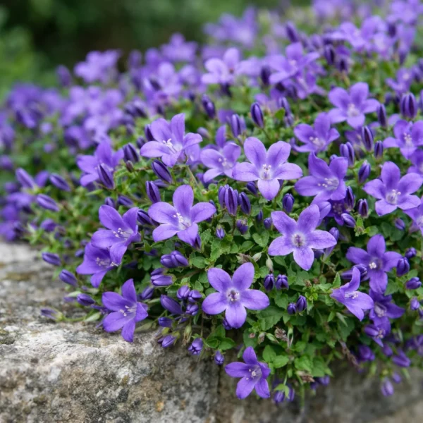 Dalmatian Bellflower (Campanula portenschlagiana) plant