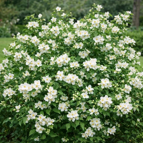 Mock Orange (Philadelphus coronarius) plant