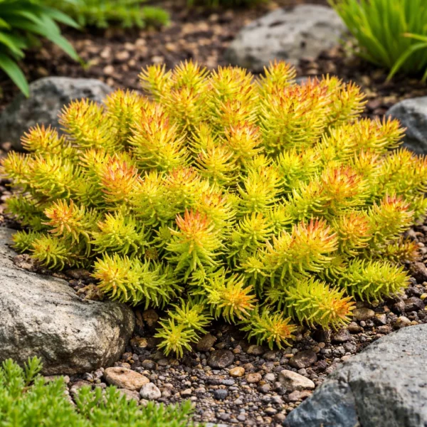 Stonecrop (Sedum reflexum 'Angelina') plant