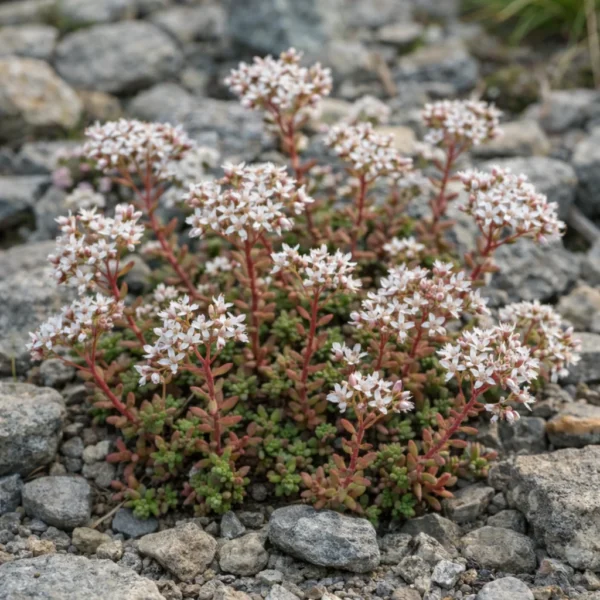 White Stonecrop (Sedum album) plant