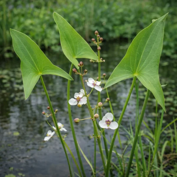 Arrowhead (Sagittaria sagittifolia) plant