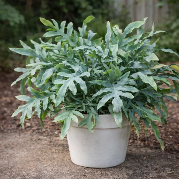 Blue Star Fern (Phlebodium aureum) plant