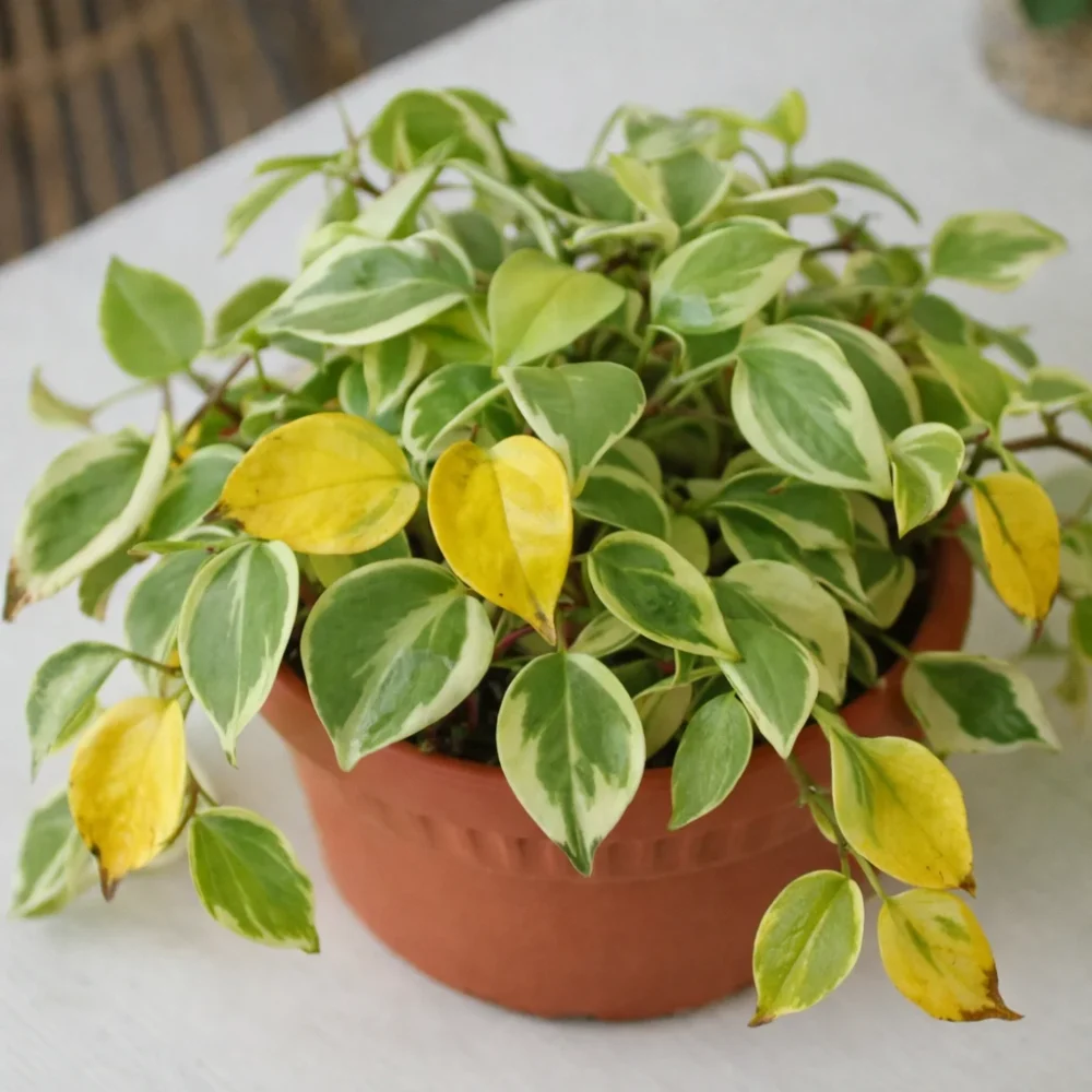Cupid Peperomia Leaves Turning Yellow and Mushy