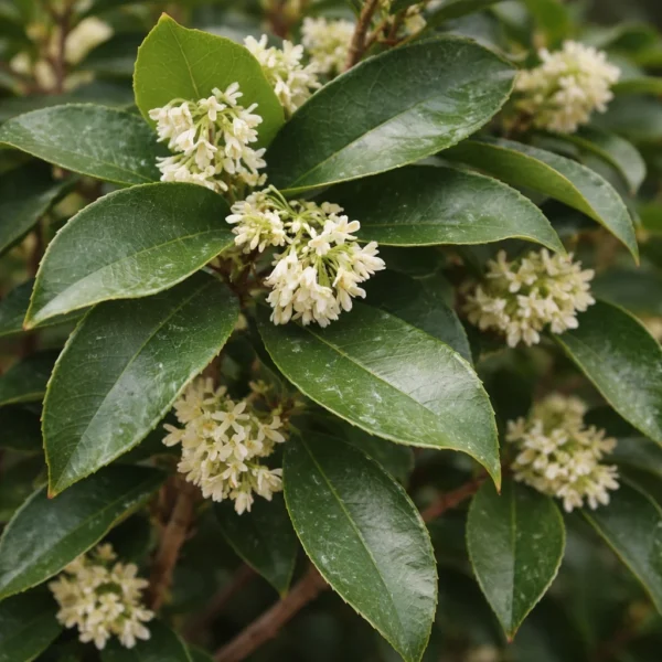 Sweet Osmanthus (Osmanthus fragrans) plant