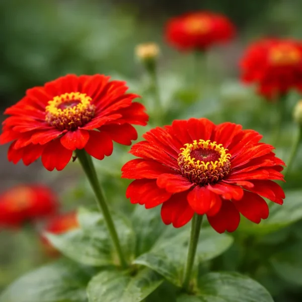 Zinnia elegans plant